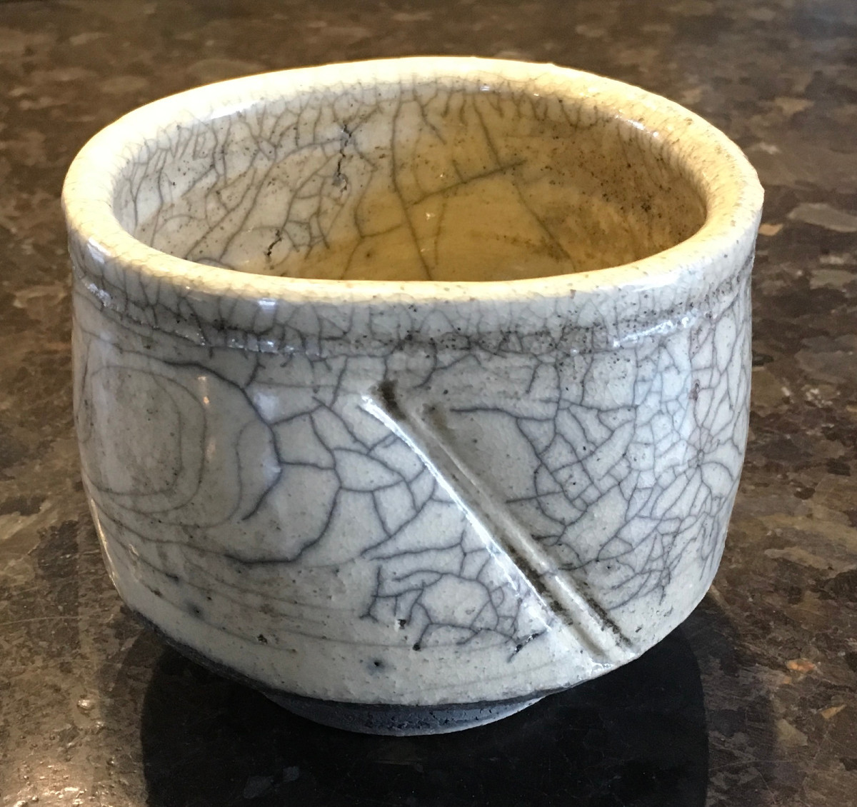 Céramique Raku Bol De Type Chawan Pour Cérémonie Du Thé Au Japon. France XXe Siècle.