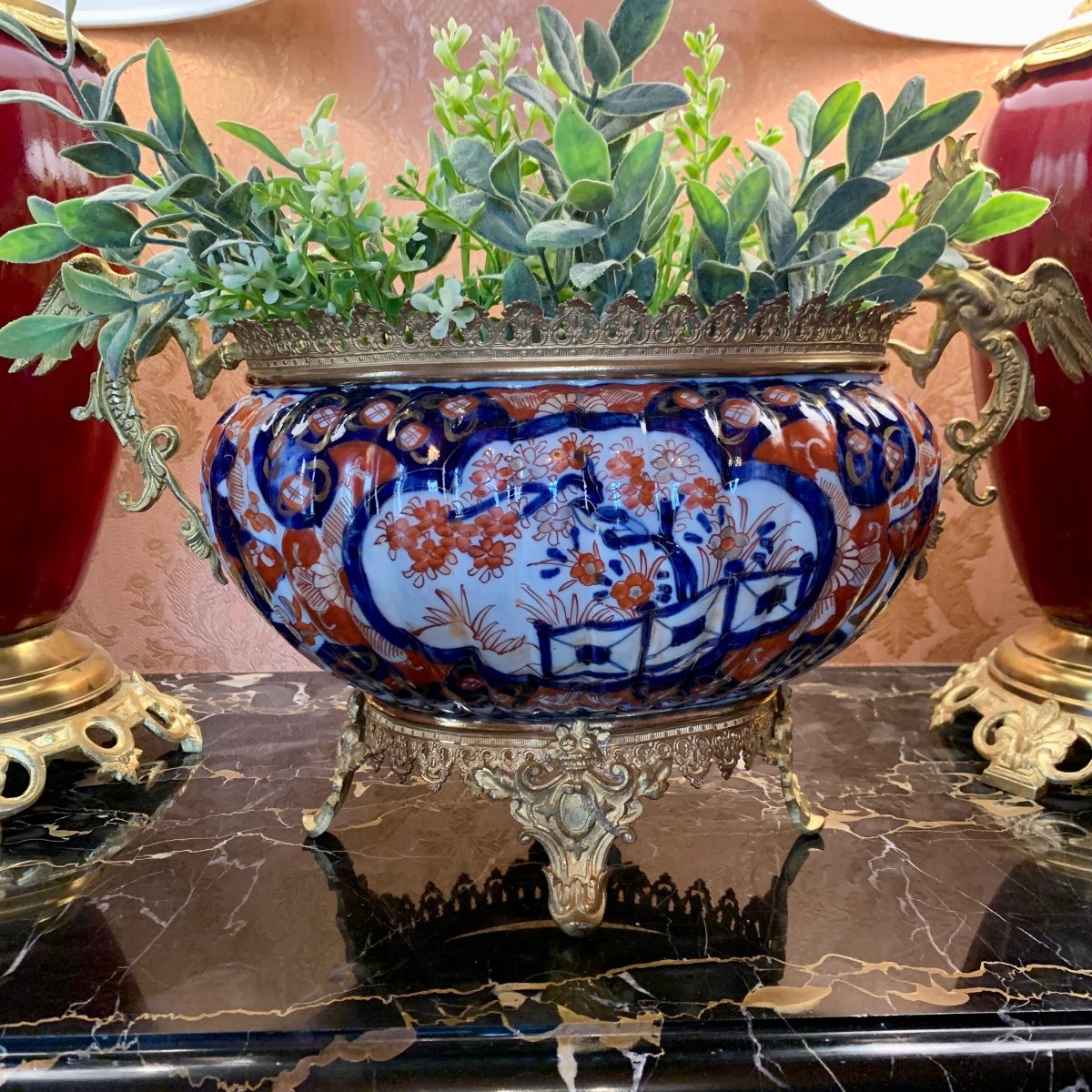 Planter, Cache-pot Or Cup Imari 19th Century -photo-3