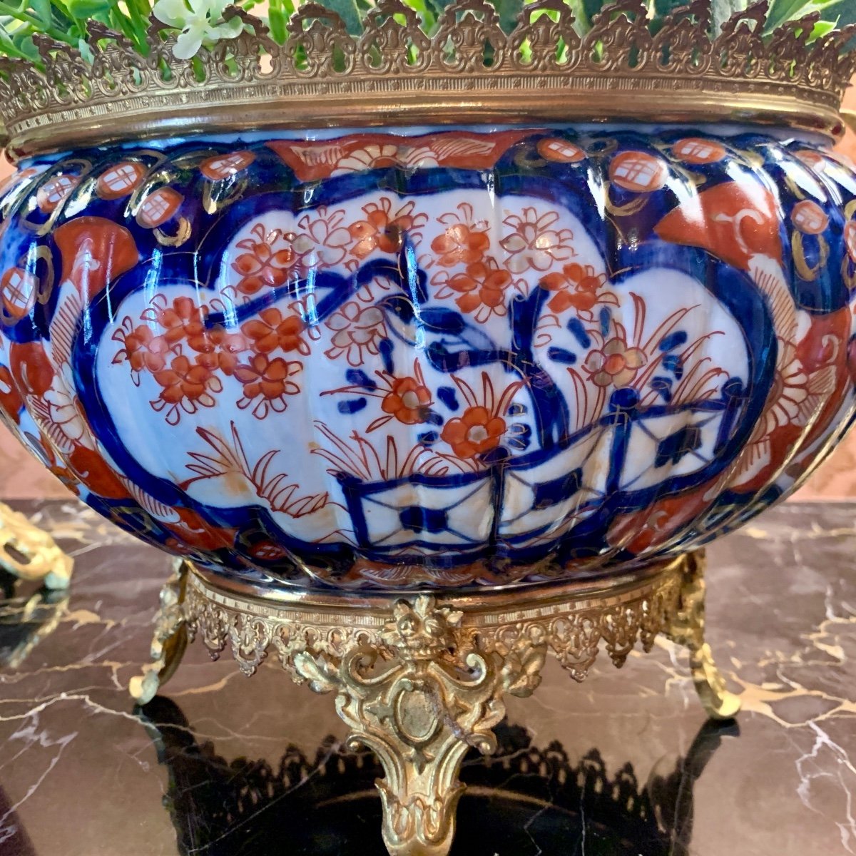 Jardinière, Cache-Pot ou Coupe IMARI XIXème Siècle -photo-2