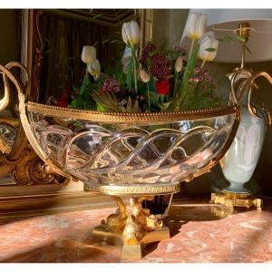 Coupe en Cristal et Bronze "Maison BENITO FRERES"