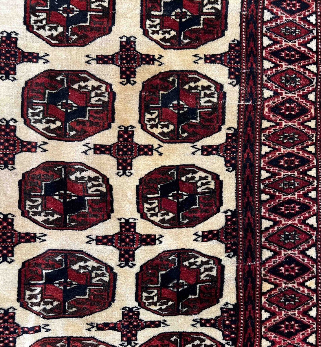 Boukara Turkmen Carpet XXth Century - Size 170 X 110 - N°948-photo-2