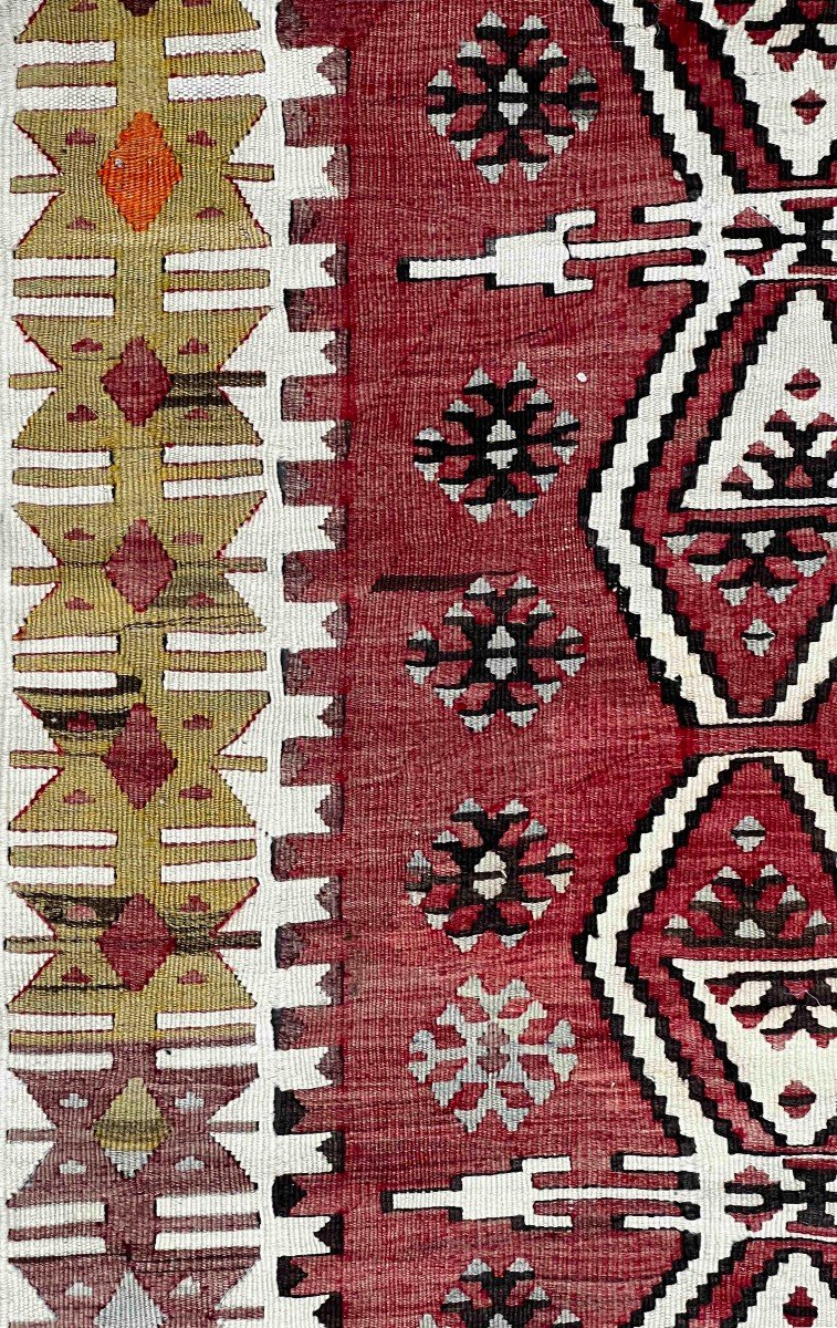 Kars Kilim Rug - Circa 1930 - Turkey - 4m00x1m70 - N° 856-photo-1