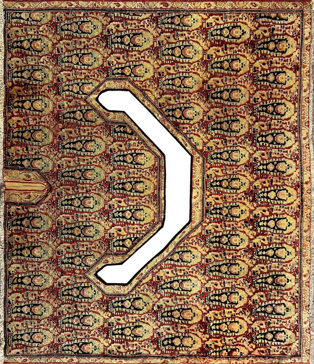 Persian Saddle Cloth Senneh - Circa 1890 - 102x88 - N° 205