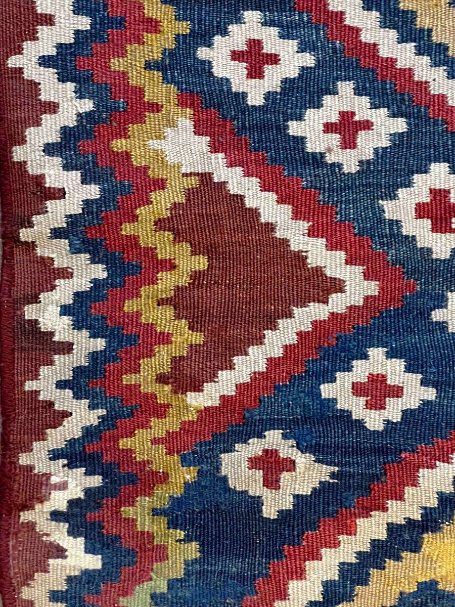 Rare Kilim Qashqai , Vers 1930 - 245x145, N&deg; 222-photo-4