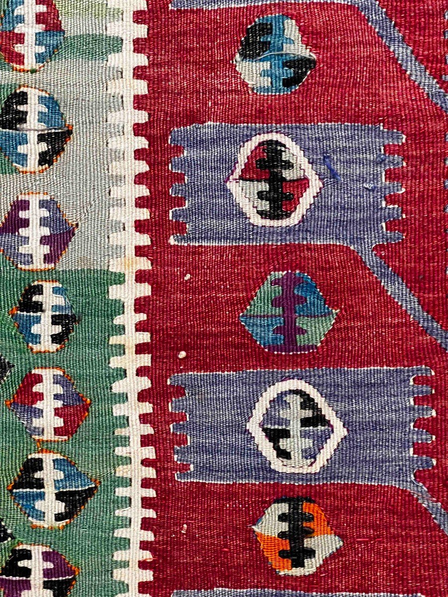 Turkish Kilim Kars - Circa 1960 - 165x100 - 650€-photo-2