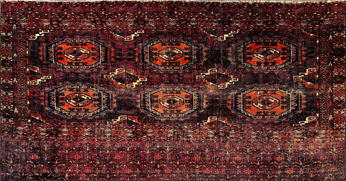 Tapis Tekke Chuval  19 &egrave;me 125 X 78  - N&deg; 646