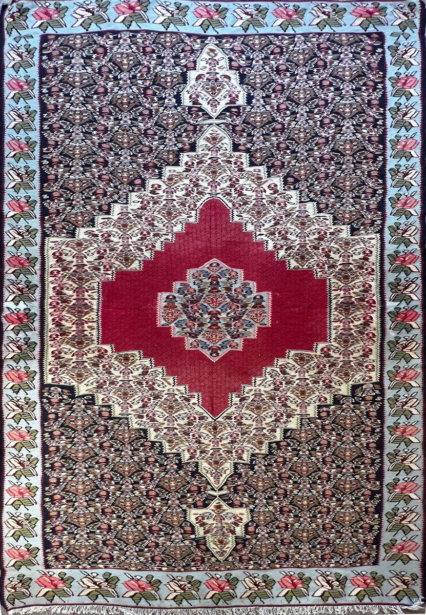 Tapis Senneh en Kilim - 240 X 152  - N&deg; 658