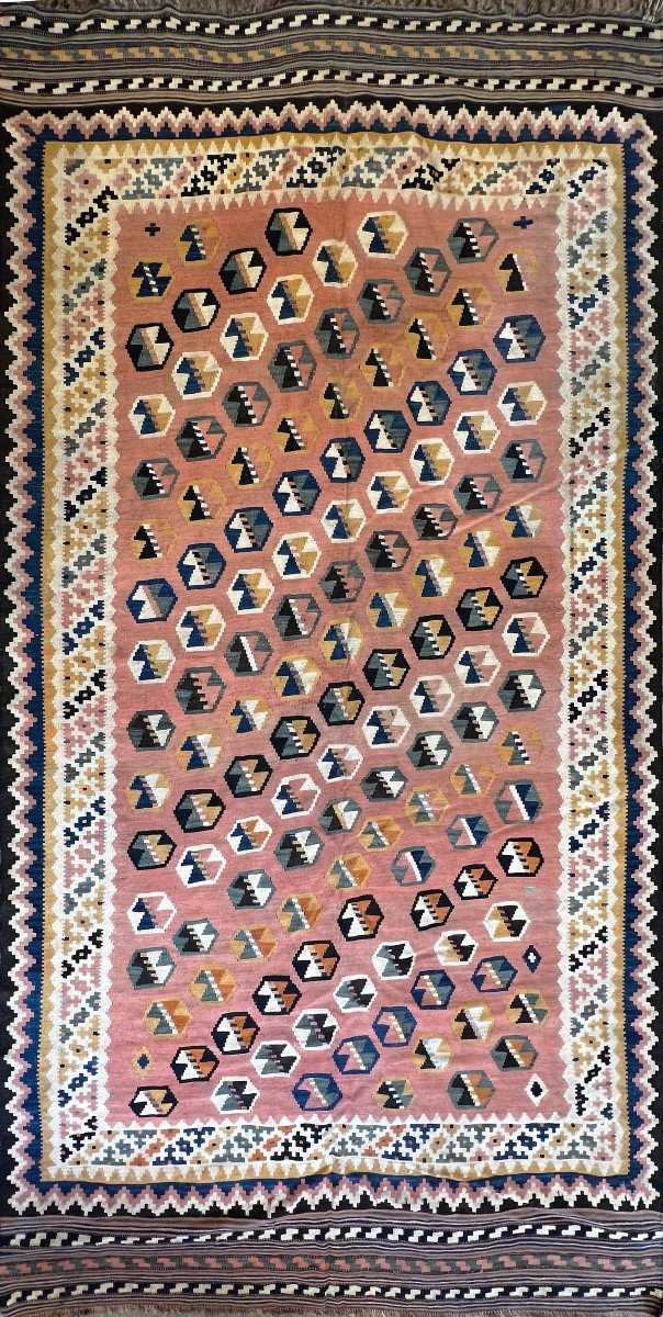 Kilim Rug Around 1930 - Gashgai - 300x160 - No. 461