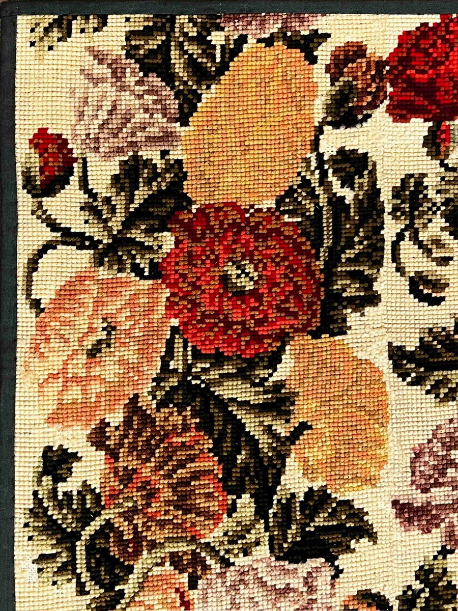 French Rug Au Petit Point - 135x0.70 - No. 668-photo-4