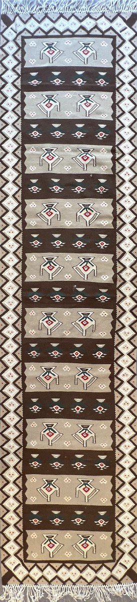 Kilim Runner Rug From The 19th Century - 300x70 - No. 684