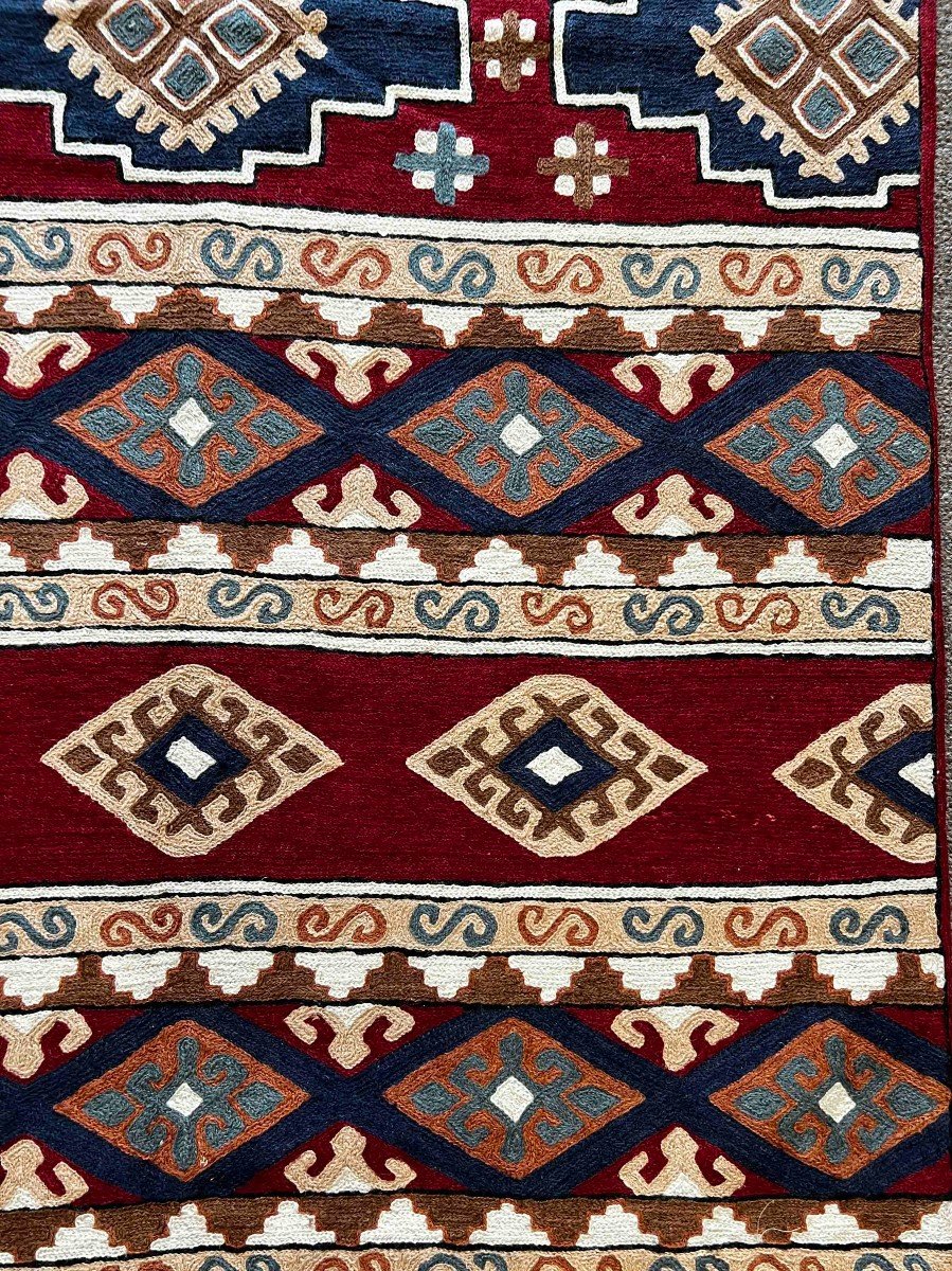 Tapis En Kilim Indien Durie XXe.s - 156x91 - N&deg; 685-photo-2