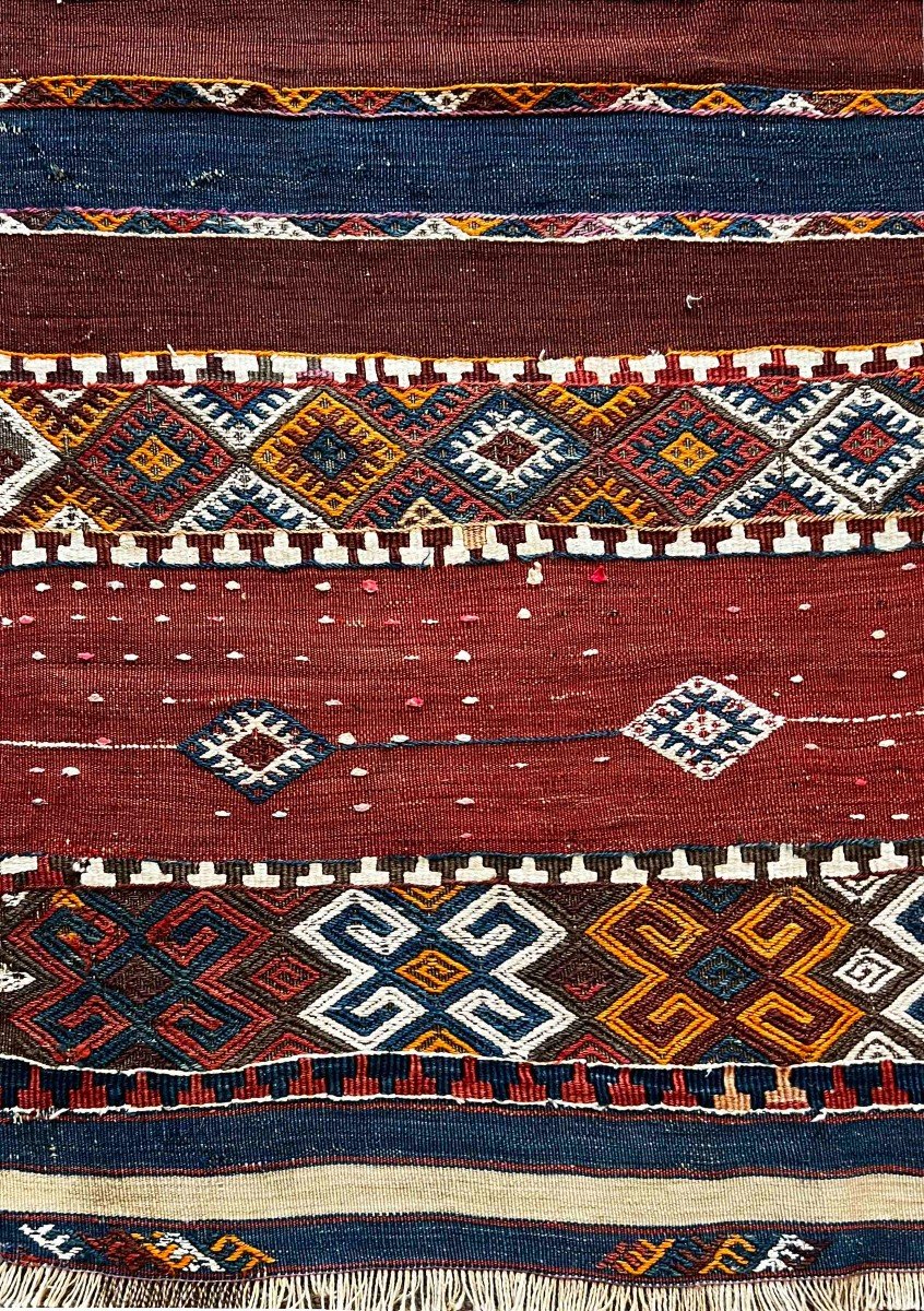 Tapis En Kilim Soumak XIXe.s - 160 X 95 - N&deg; 694-photo-3