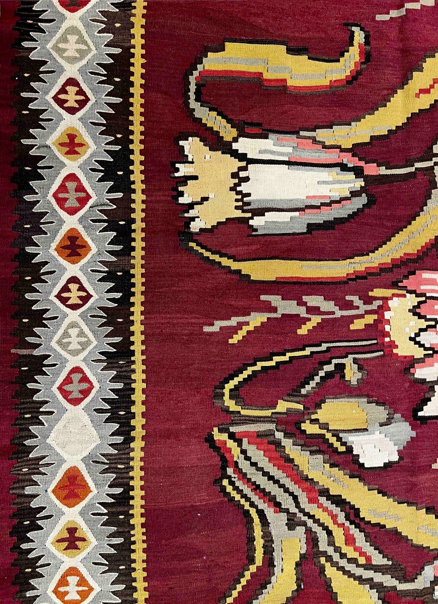 Tapis En Kilim Turquie - 2m00x1m40 - N&deg; 699-photo-4