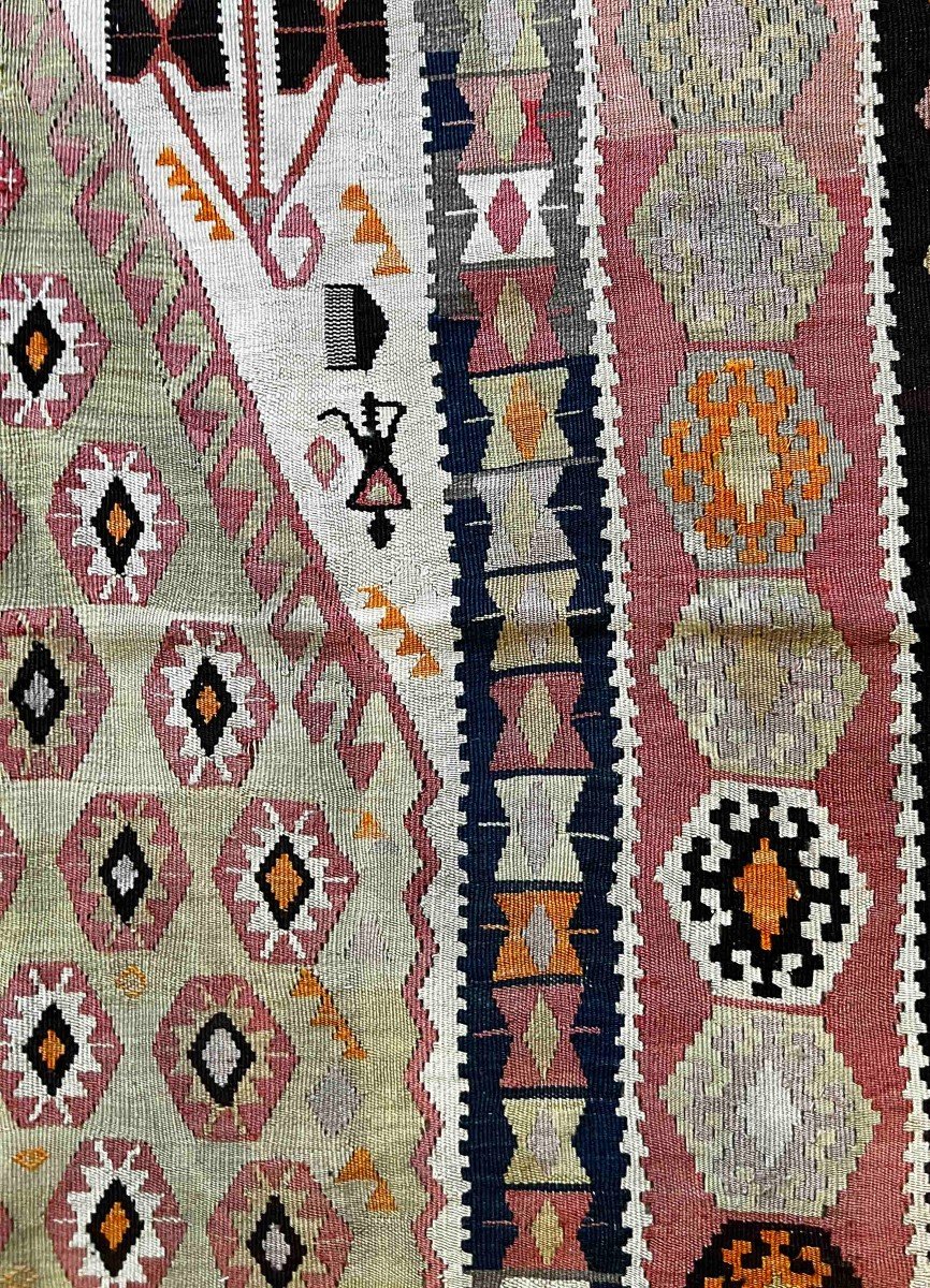 Tapis En Kilim Turquie 19 &egrave;me - 180x140 - N&deg; 701-photo-3