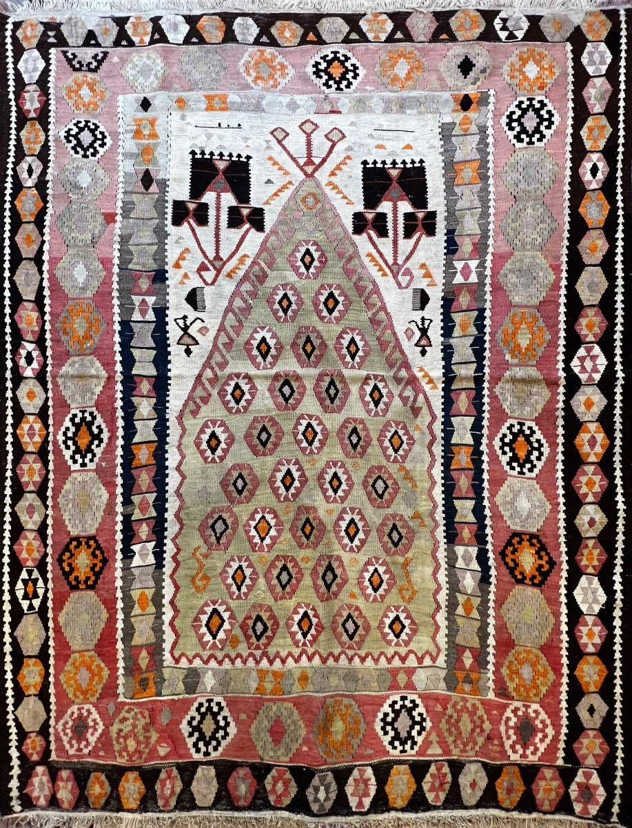 Tapis En Kilim Turquie 19 &egrave;me - 180x140 - N&deg; 701