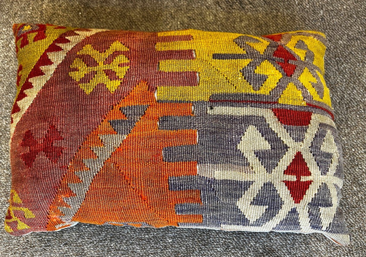 Pair Of Kilim Cushion - Circa 1930 - 40x30 - No. 304-photo-2