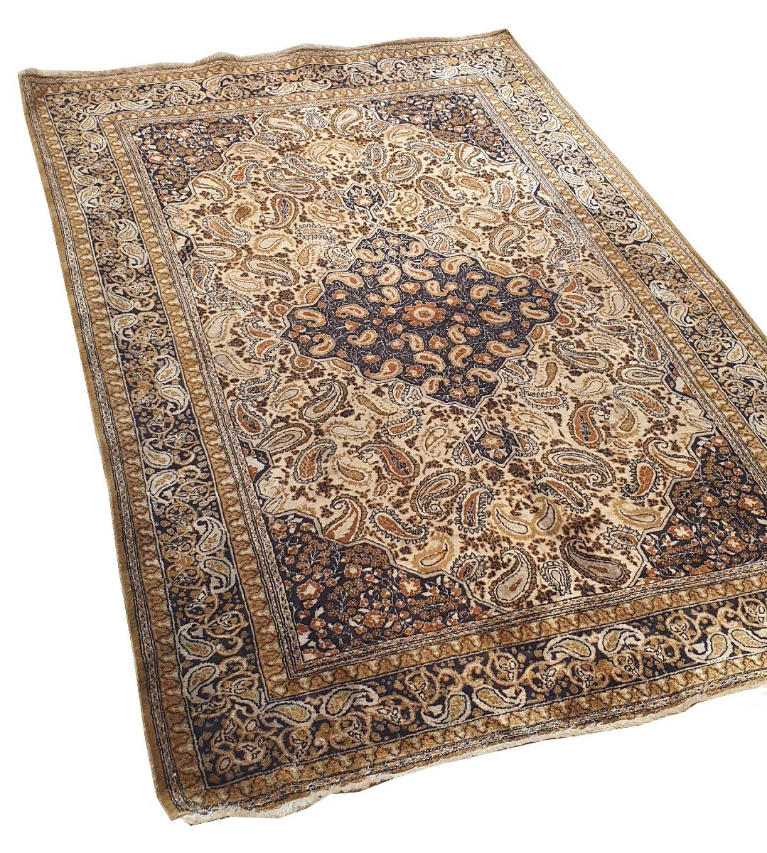 Tapis Ghoum Soie 20 &egrave;me - 160x107 - N&deg; 740-photo-2