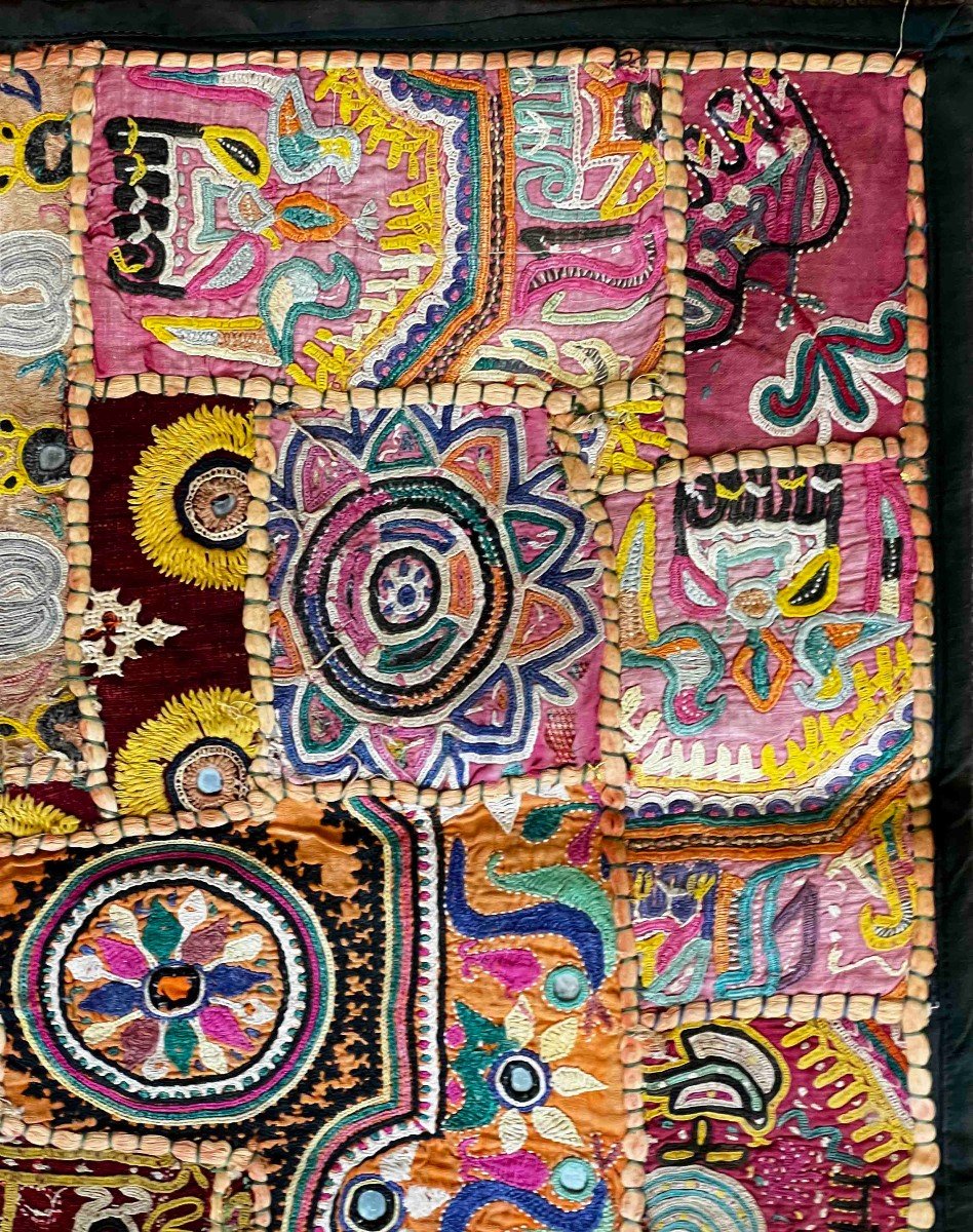 Indian Patchwork Fabric - 1m10x0.60m - No. 803-photo-3