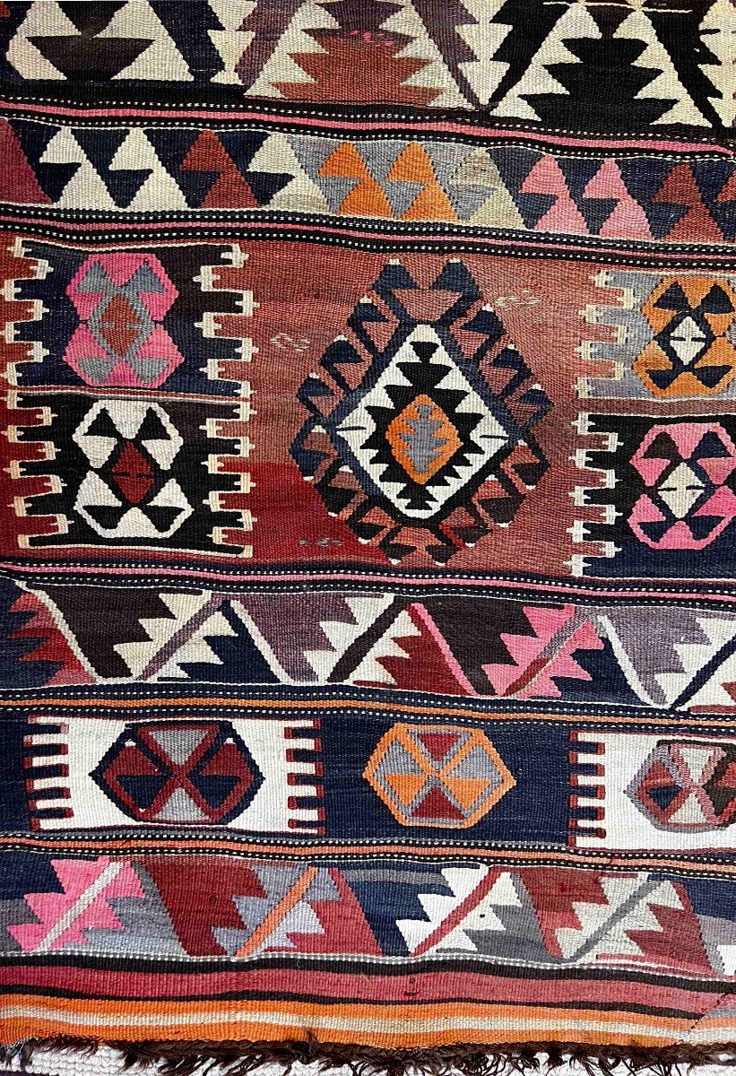 Shahsavand Persian Kilim - 215x140 - N° 842-photo-4