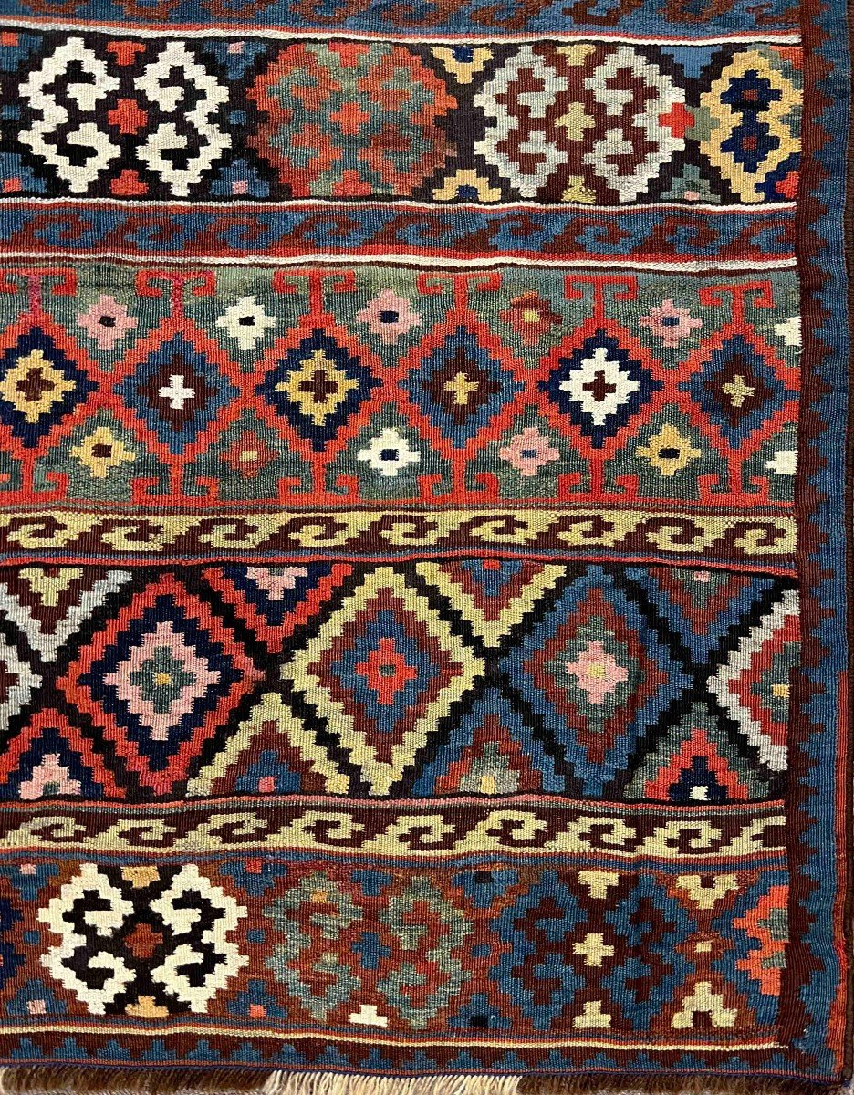 Kilim Caucasus 19th 270 X 155 - No. 847-photo-4