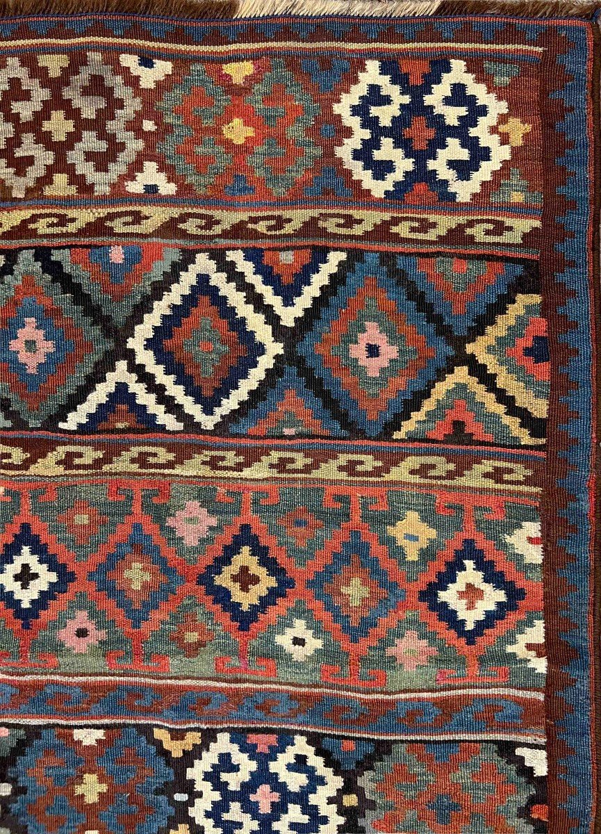 Kilim Caucasus 19th 270 X 155 - No. 847-photo-2