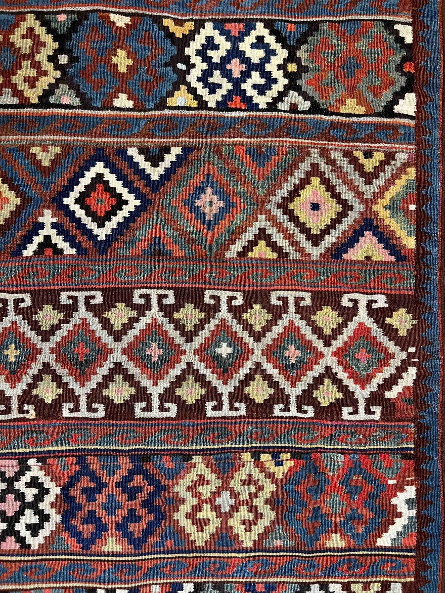 Kilim Caucasus 19th 270 X 155 - No. 847-photo-3