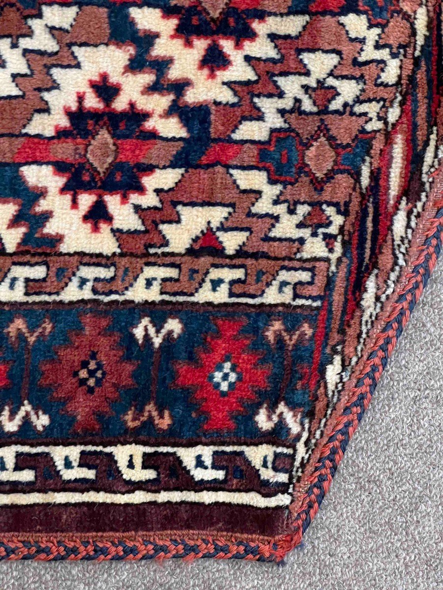 Amalik Turkmen Carpet 1930 - 110 X 85 - No. 870-photo-4