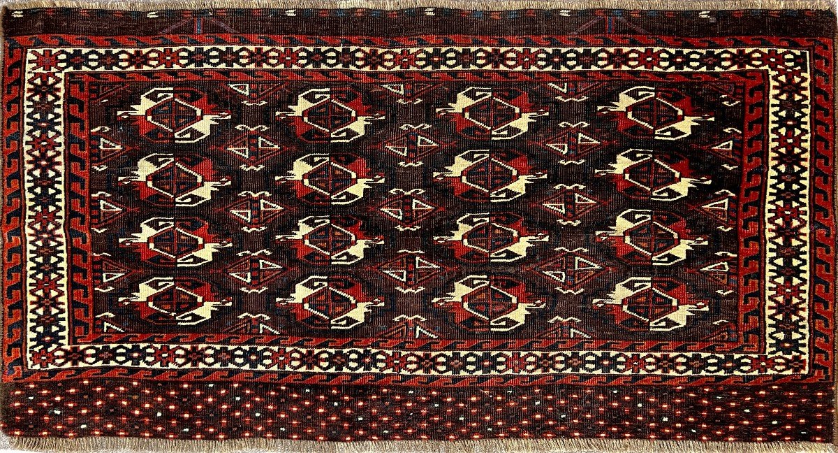 Tapis Bucara Tek&eacute; vers 1920 - 125x0.85cm - N&deg; 912