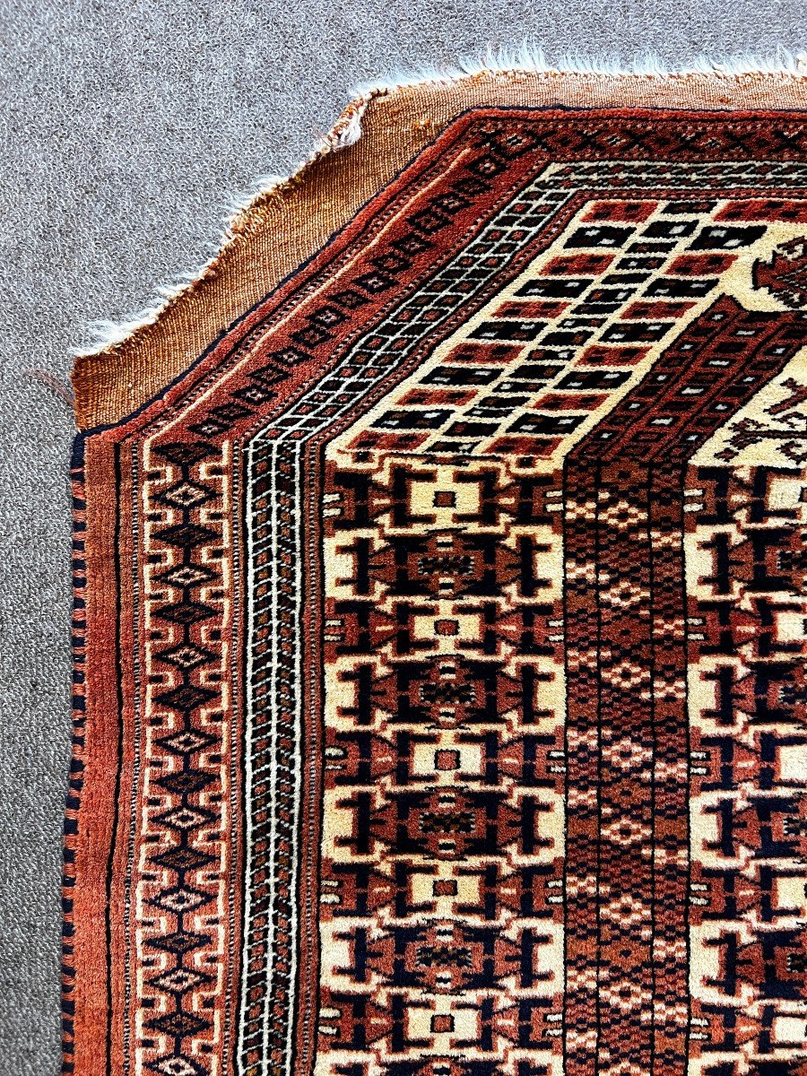 Turkmen Carpet Circa 1950 - 140x102 - No. 955-photo-5