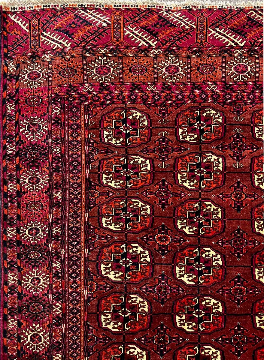 Tapis Boukara Vers 19e.s - 190x130 - N&deg; 989-photo-3