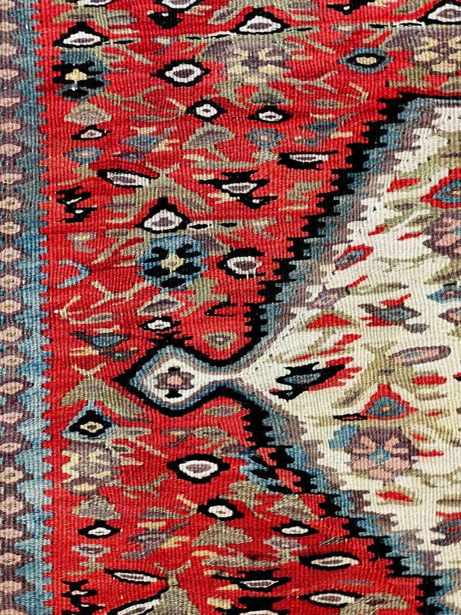 Kilim Senneh 19th Century - 2m00x1m25 - No. 990-photo-2