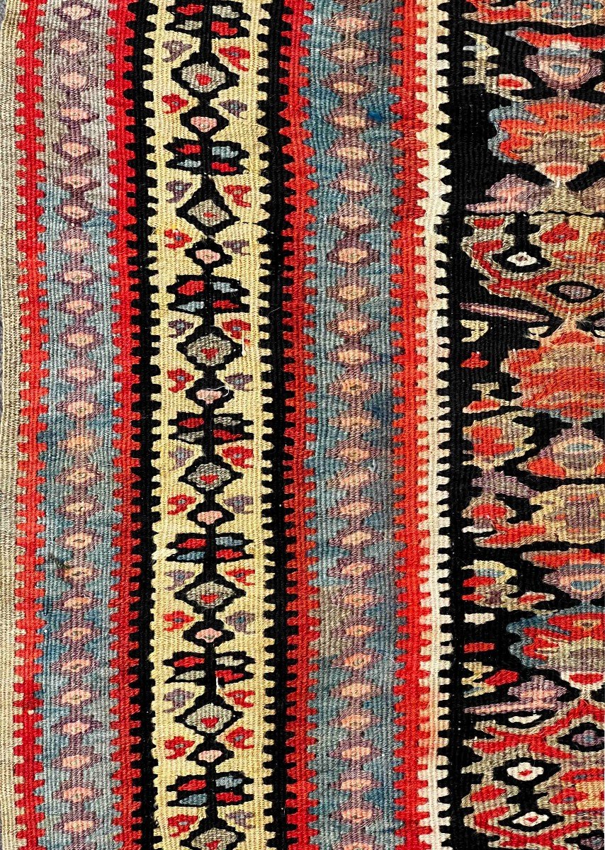 Kilim Senneh 19th Century - 2m00x1m25 - No. 990-photo-5