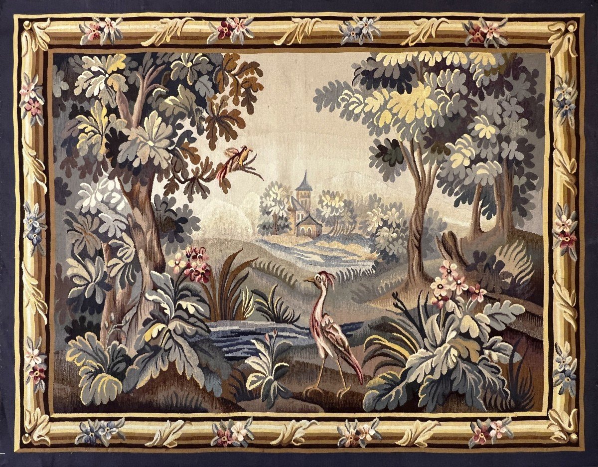 Proantic: Tapisserie 19ème Siècle Aubusson - L1m82 X H1m