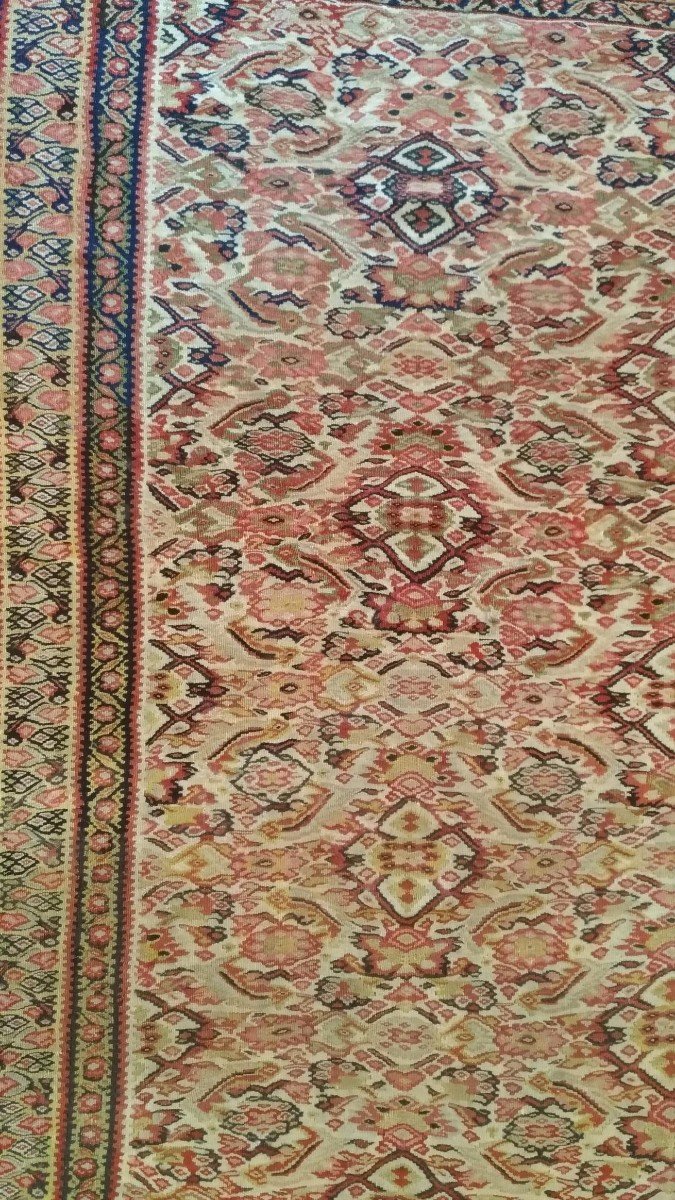 Kilim Senneh 19&egrave;me Si&egrave;cle Persan 180x138 - N&deg; 1057-photo-2