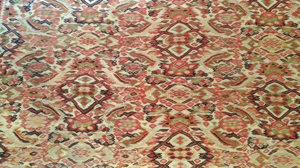 Kilim Senneh 19&egrave;me Si&egrave;cle Persan 180x138 - N&deg; 1057-photo-7