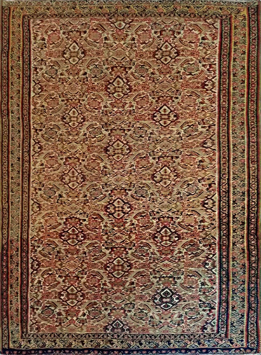 Kilim Senneh 19&egrave;me Si&egrave;cle Persan 180x138 - N&deg; 1057