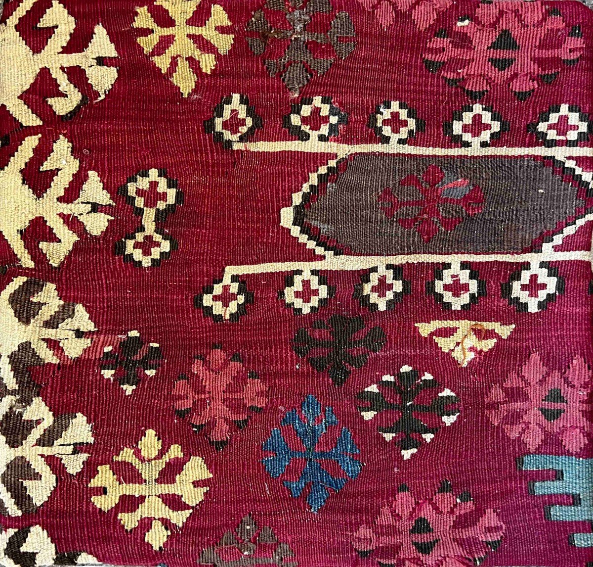 Coussin En Kilim Vers 1930 - 42x45 - N&deg; 320 B