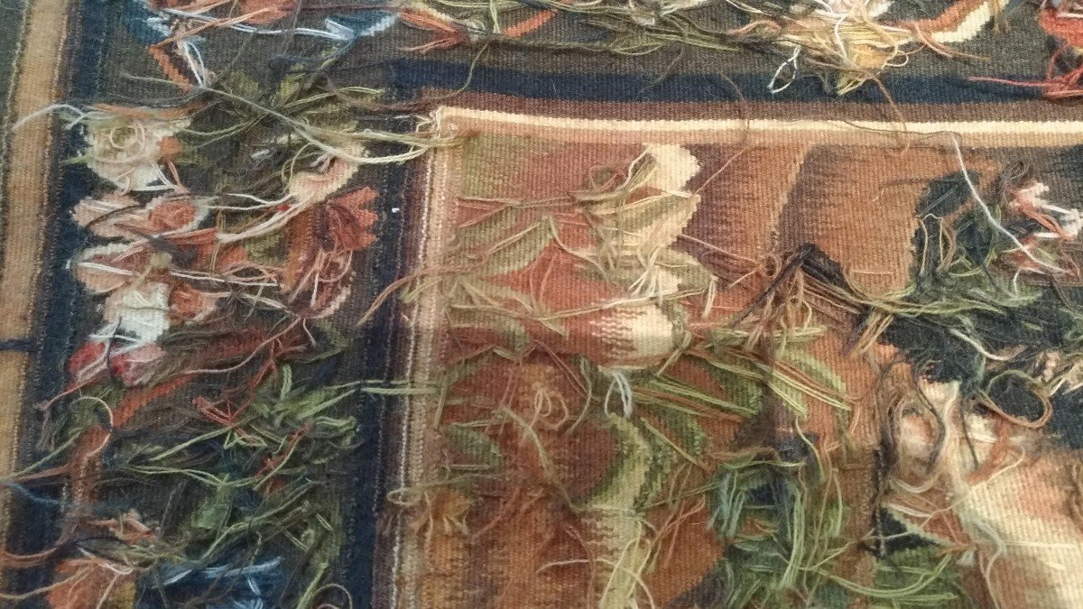 19th Century Greenery Tapestry - H 160 Cm X L 93 Cm - No. 958-photo-5