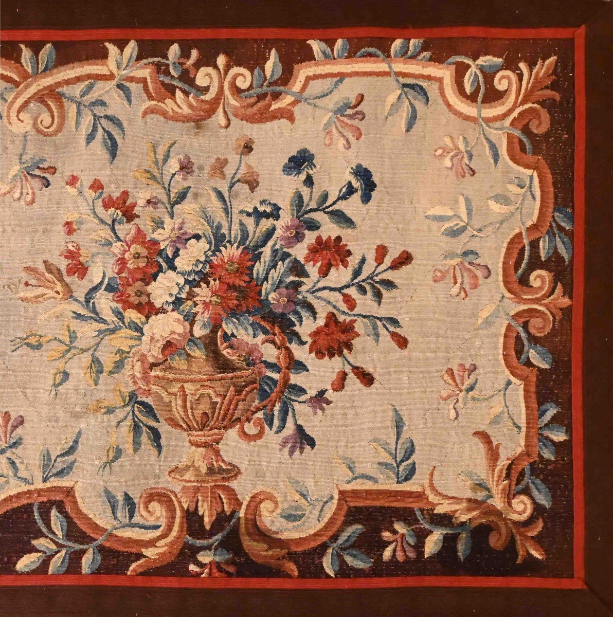 Brussels Tapestry 18th Century - L 185 X H 85 Cm - Wall Carpet N° 1360-photo-2