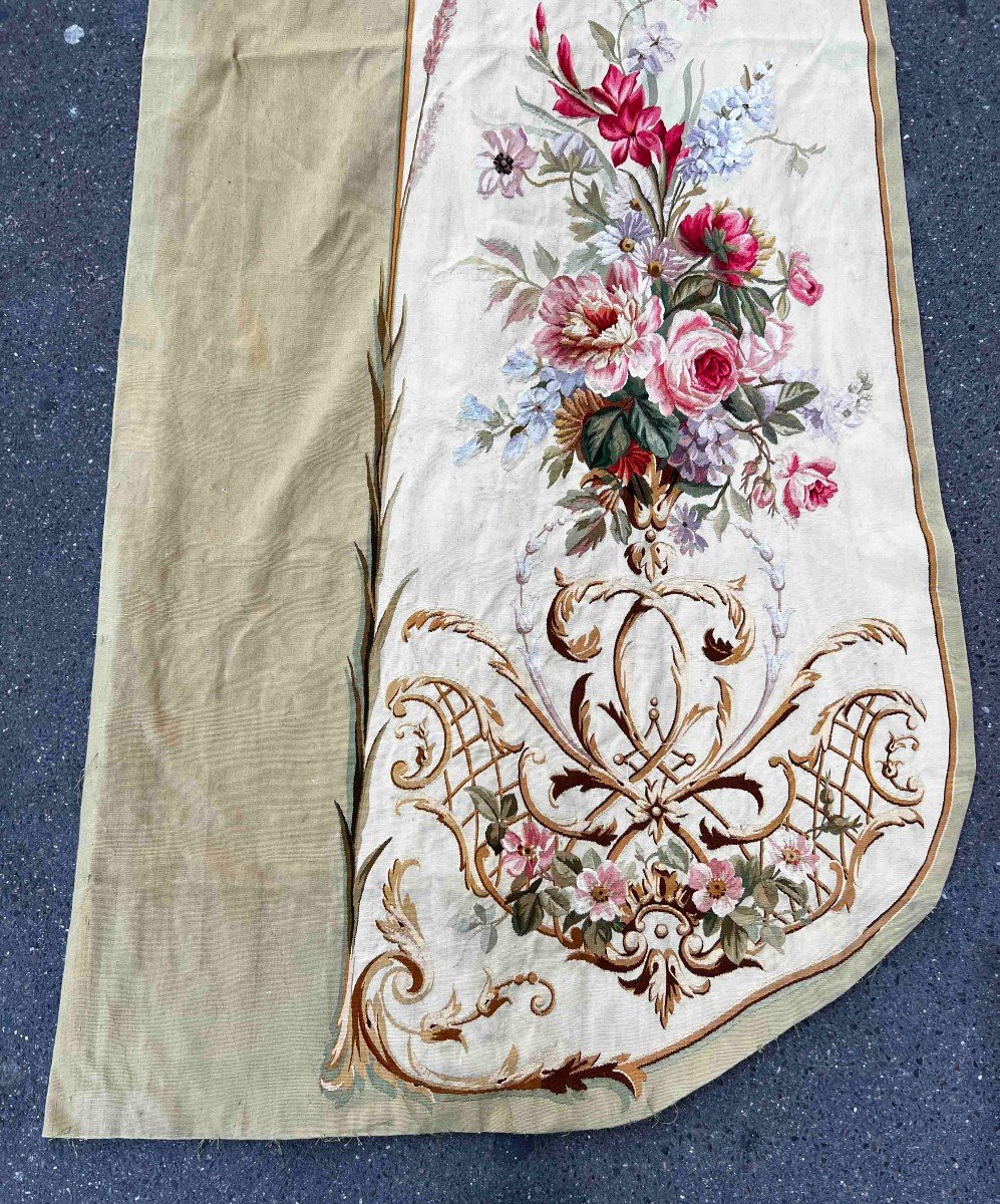 Aubusson Tapestry Valance 19th Century - N° 1357-photo-1