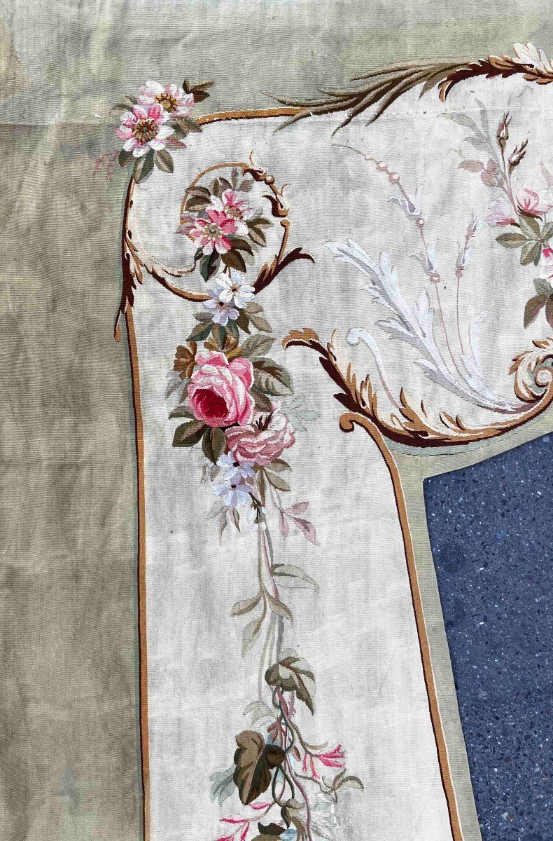 Aubusson Tapestry Valance 19th Century - N° 1357-photo-2