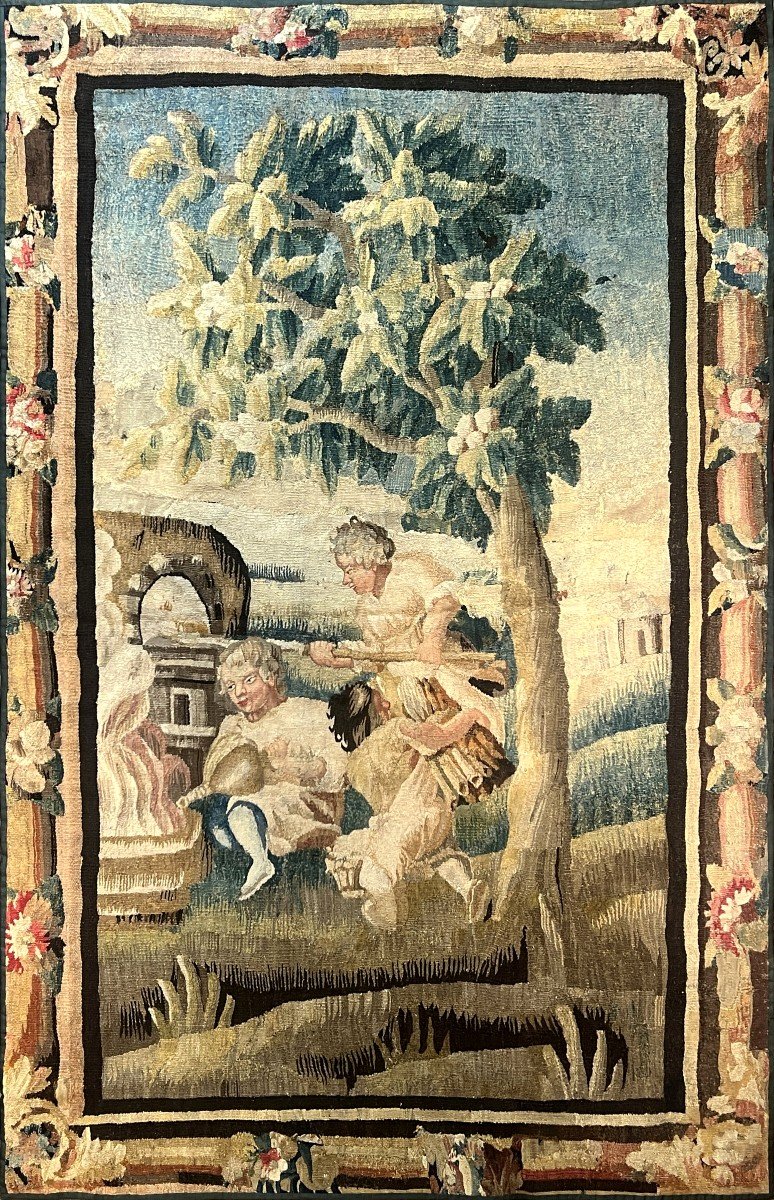 Tapestry Manufacture Aubusson XVIIIth Century | Bakery Scene | No. 1153