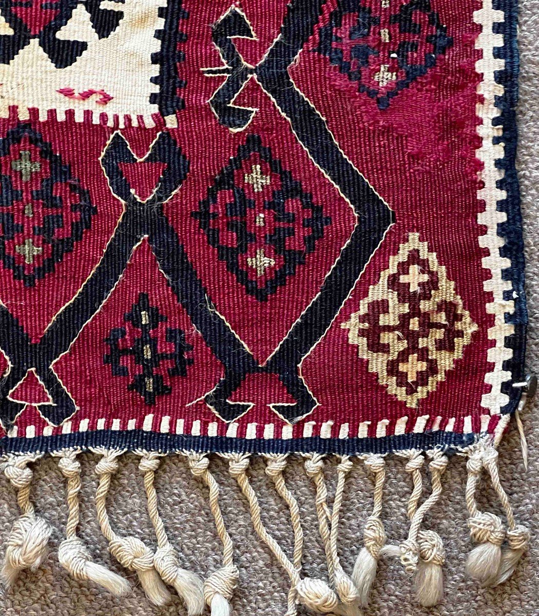 Tapis en Kilim anatolie reyhanli 19 ème 140 x 80 - N° 700-photo-2