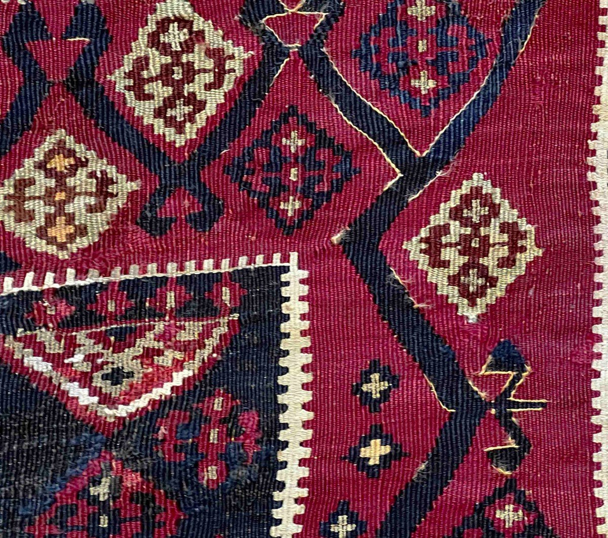 Tapis en Kilim anatolie reyhanli 19 ème 140 x 80 - N° 700-photo-1