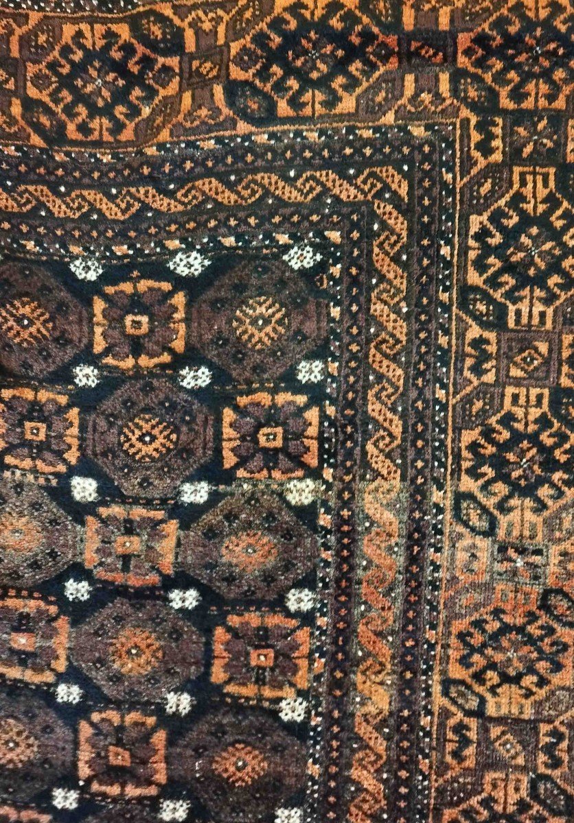 19th Century Persian Belouch Rug - 200x110 Cm - N° 738-photo-3