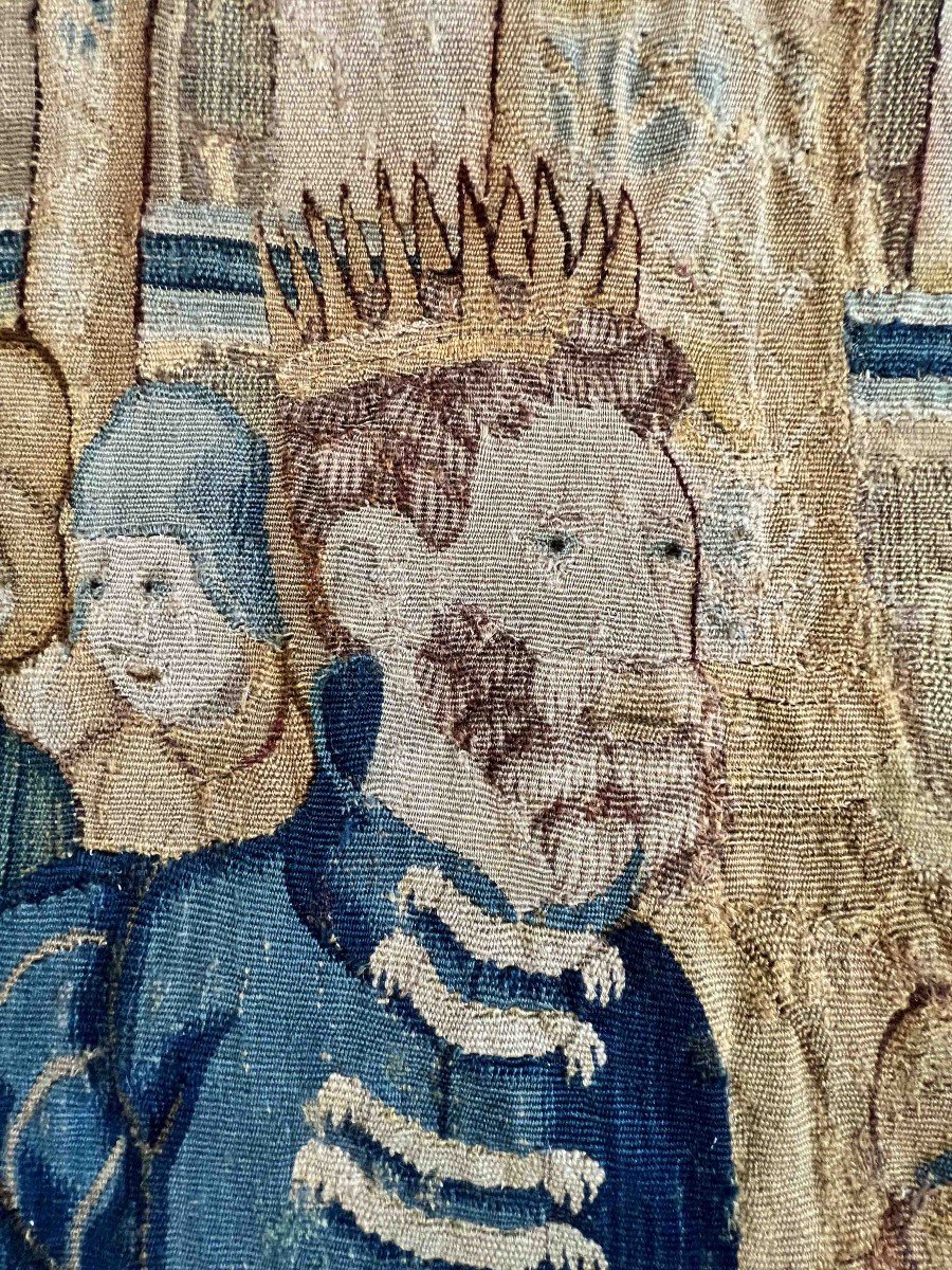 Tapestry From Flanders, End Of 16th Century. Early 17th Century, Dim: 300 L X 180 H Cm, N° 891-photo-1
