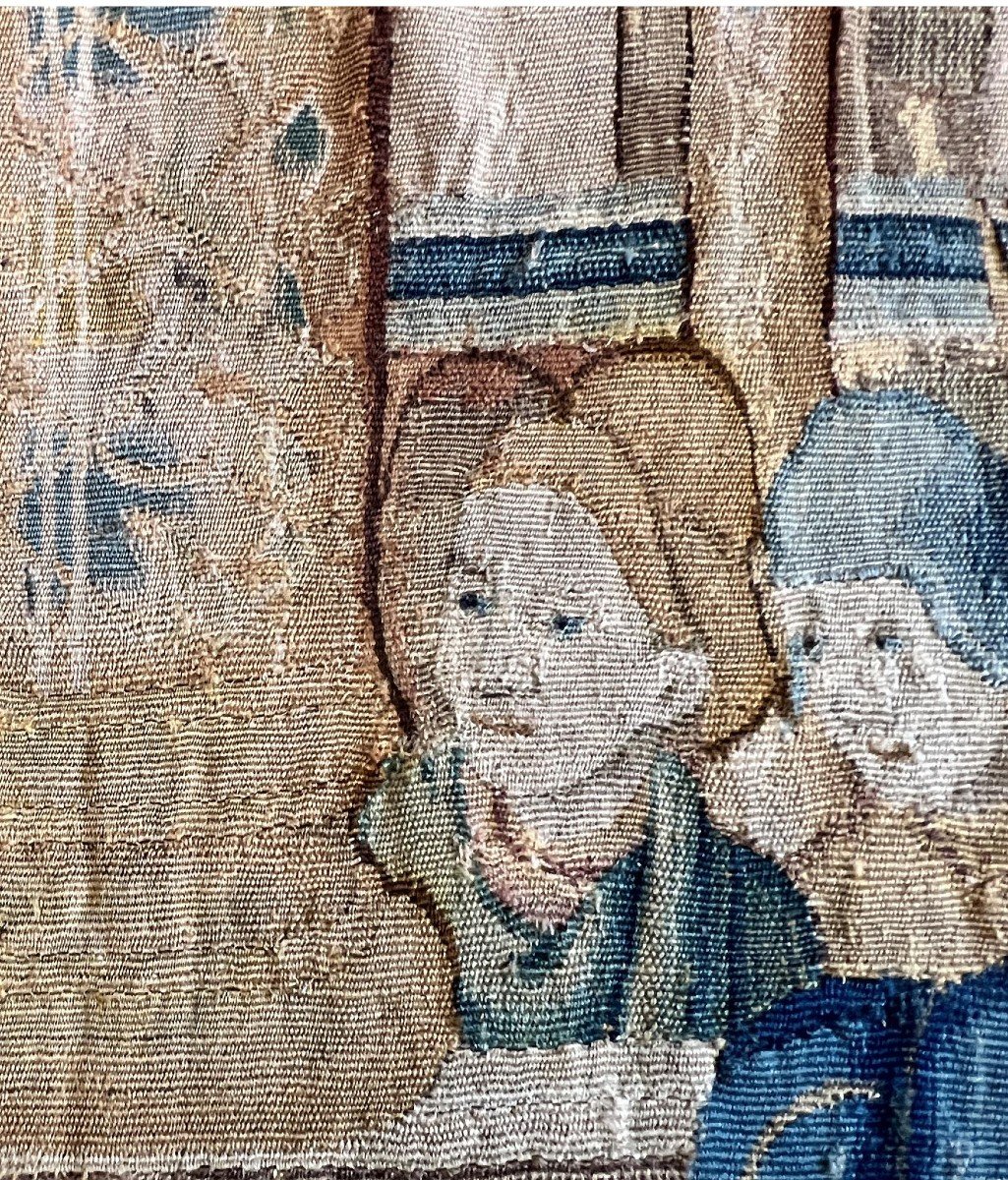 Tapestry From Flanders, End Of 16th Century. Early 17th Century, Dim: 300 L X 180 H Cm, N° 891-photo-2