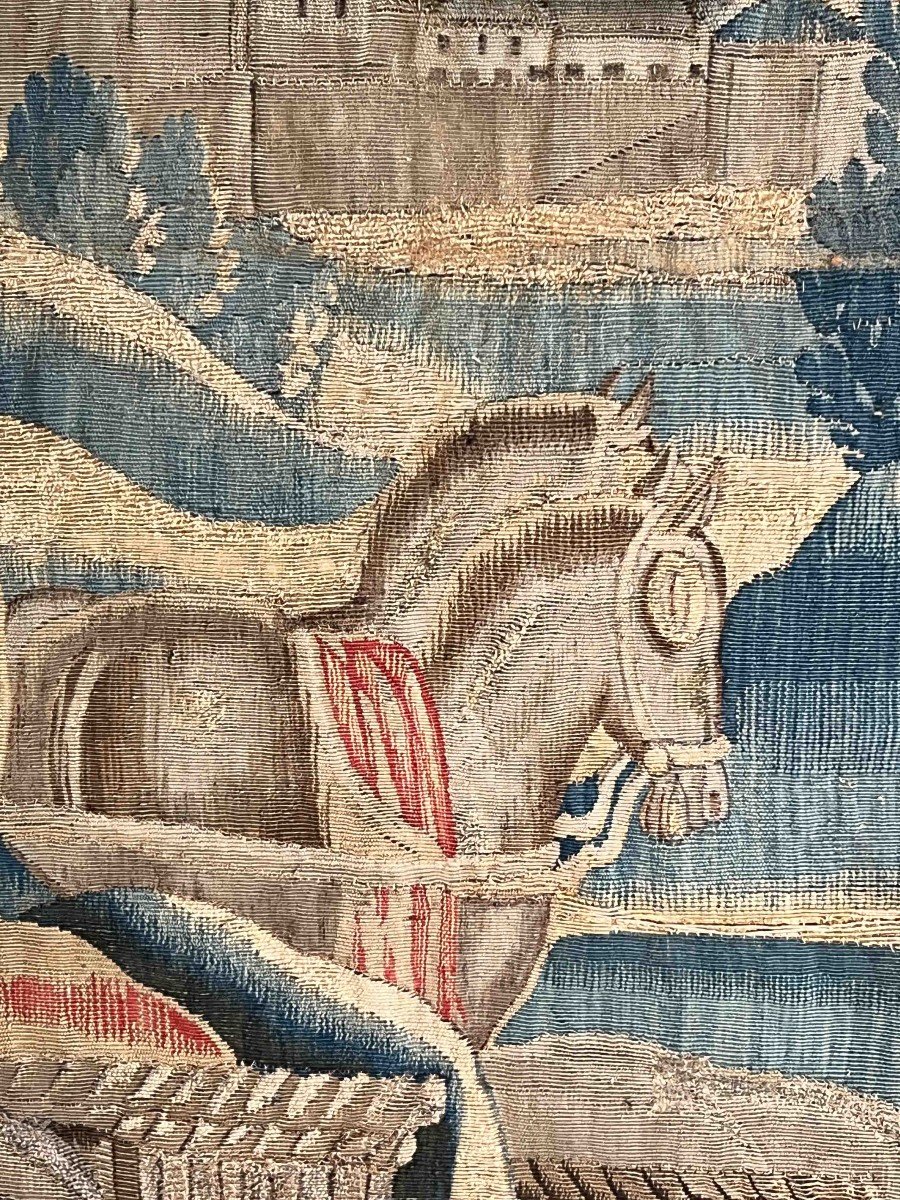 Flanders Tapestry, The Triumph, 17th Century, Dim: 360 L X 210 H Cm, No. 901-photo-3