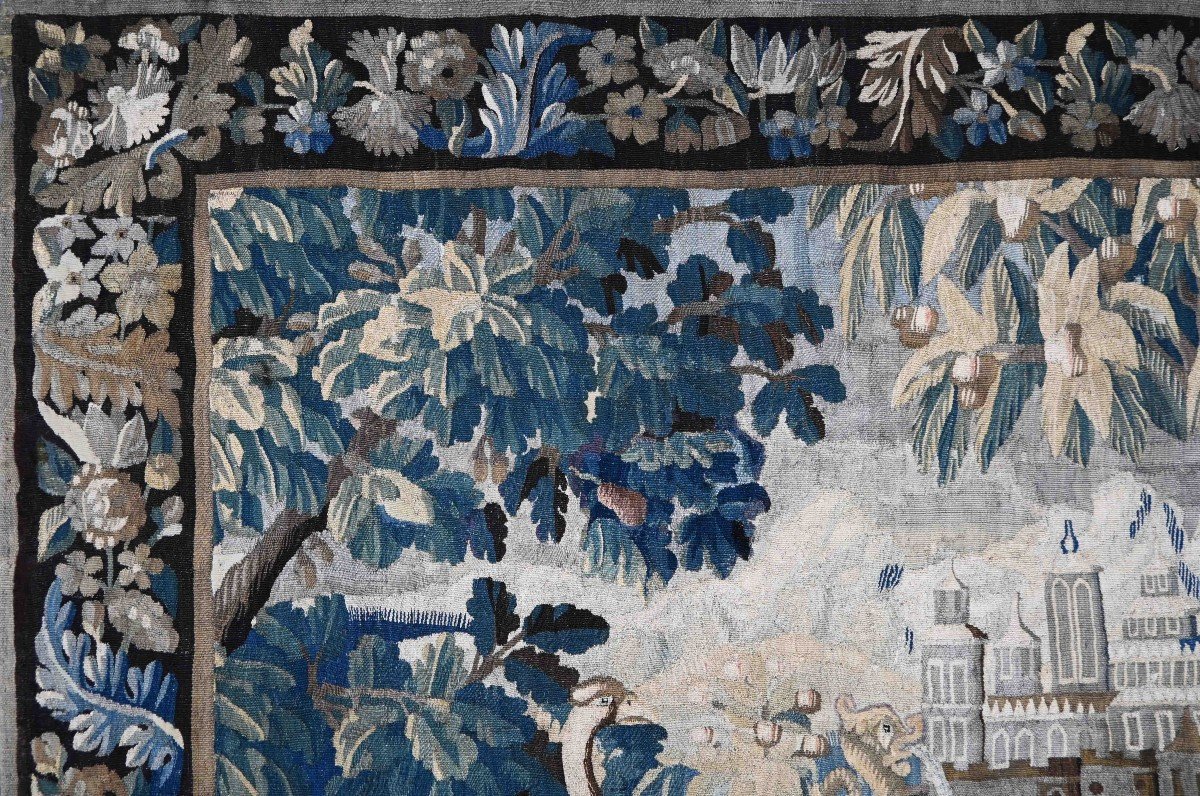 Verdure Tapestry Manufacture Royal Aubusson Late 17th Century Early 18th - N° 1420-photo-2