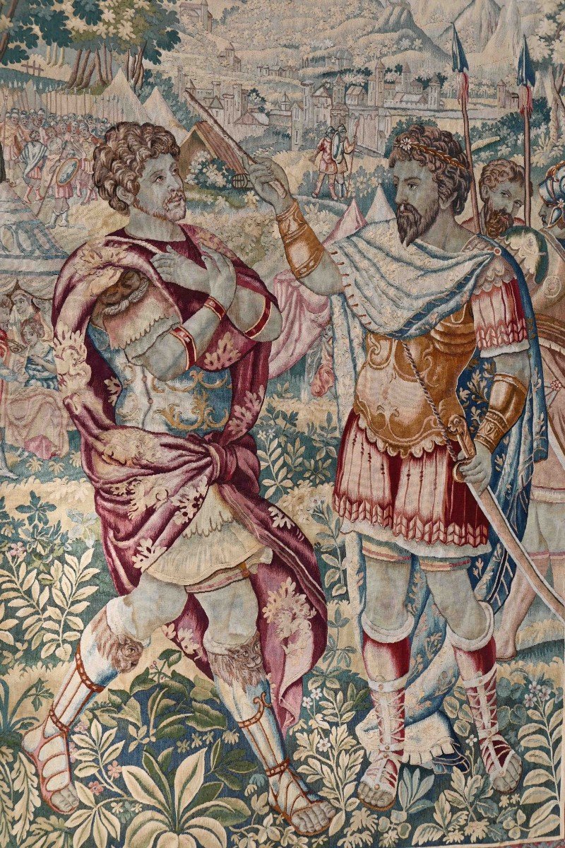 Histoire de Pompée, La Soumission de Labiénus - Tapisserie Atlier Tabard à Aubusson - N° 1419-photo-2